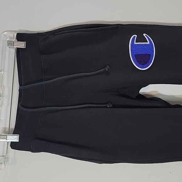 CHAMPION black Reverse Weave Large Carpet LOGO Jogger - Picture 3 of 8